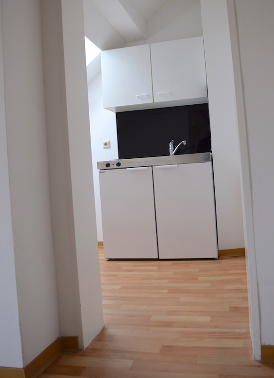 Einzimmerwohnung im Studentenwohnheim